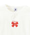 Meisjespyjama rood TERKUIT/wit MARSHMALLOW