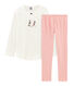 Pyjama petite fille en côte