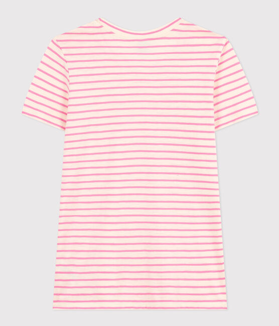 Tee-shirt Le Droit col rond en coton rayé femme AVALANCHE/ SHOCKING