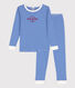 Pyjama ajusté à rayures en coton enfant