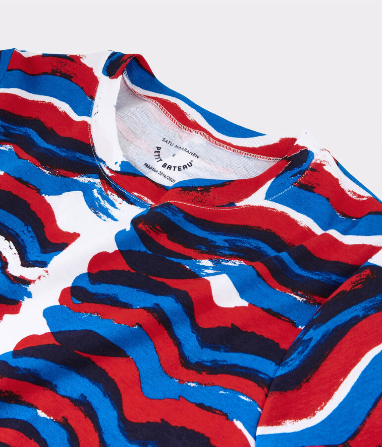 Nieuwe uitgave Hy&egrave;res T-shirt wit/multicouleur