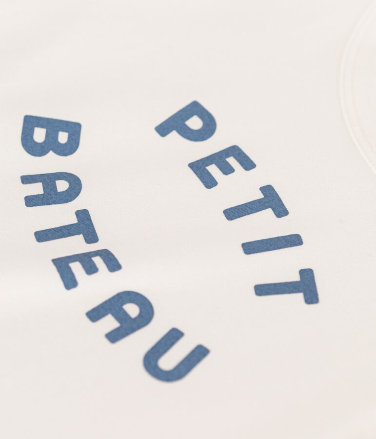 T-shirt van lichte jersey voor jongens wit