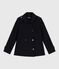 Caban femme en draps de laine bleu SMOKING