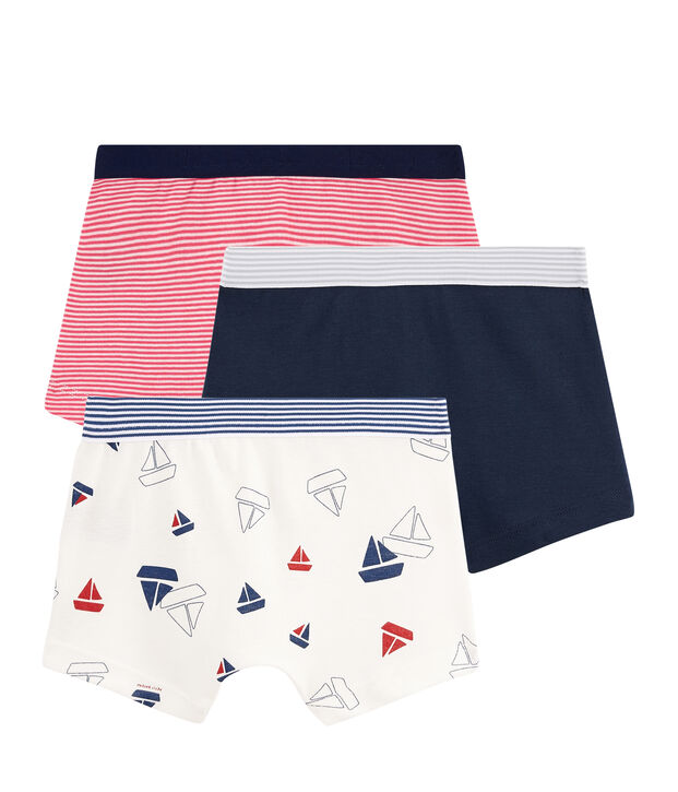 Set van 3 boxershorts voor jongetjes multicouleur