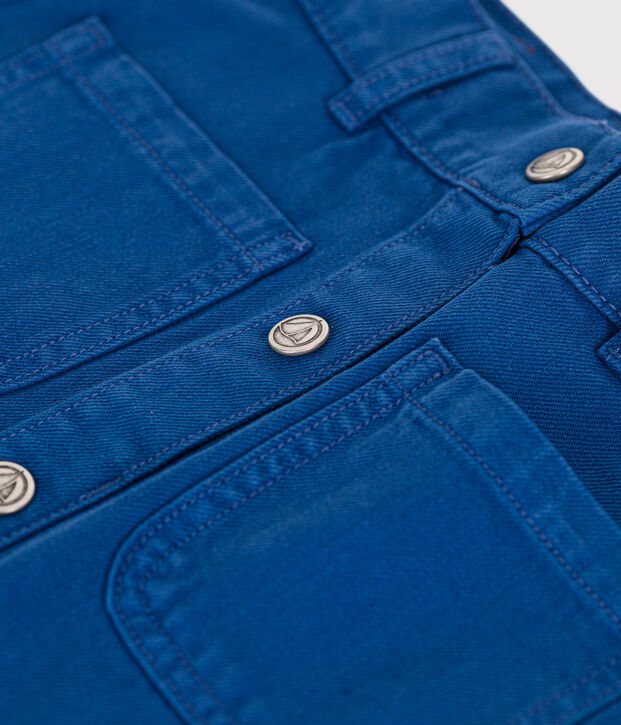 Meisjesrok van denim blauw