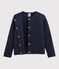Vest van tubic voor meisjes blauw SMOKING
