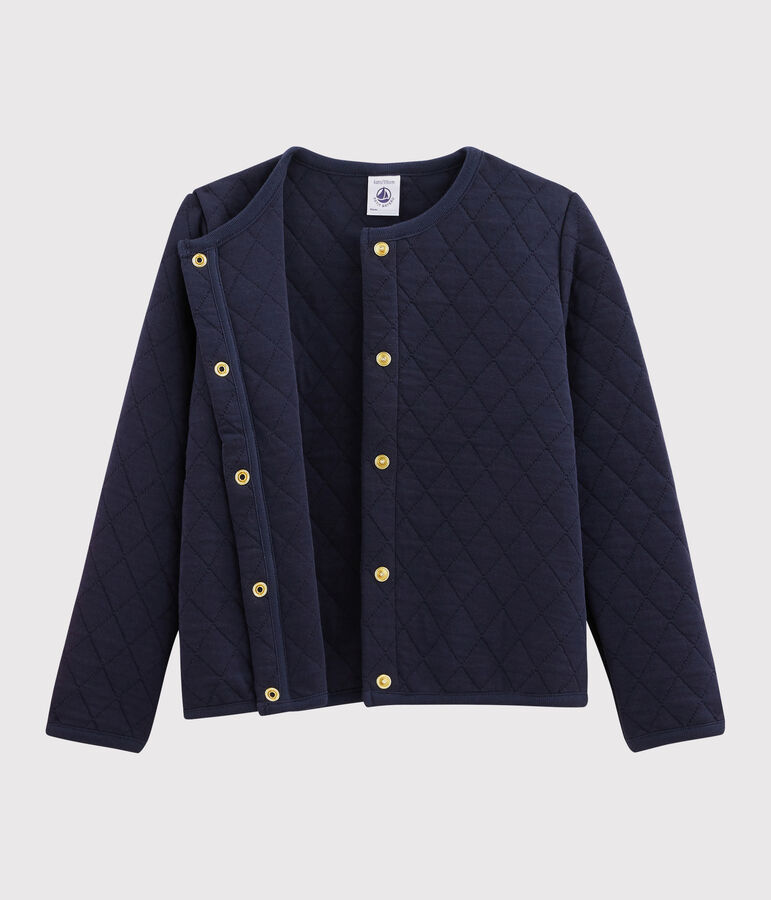 Cardigan en tubique enfant Fille bleu