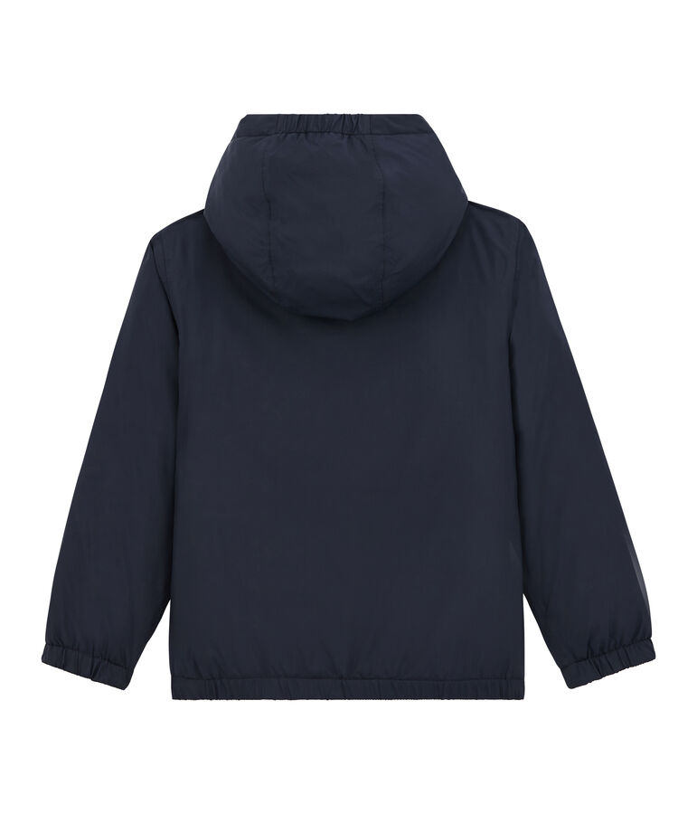 Coupe vent chaud et r&eacute;versible enfant mixte bleu SMOKING