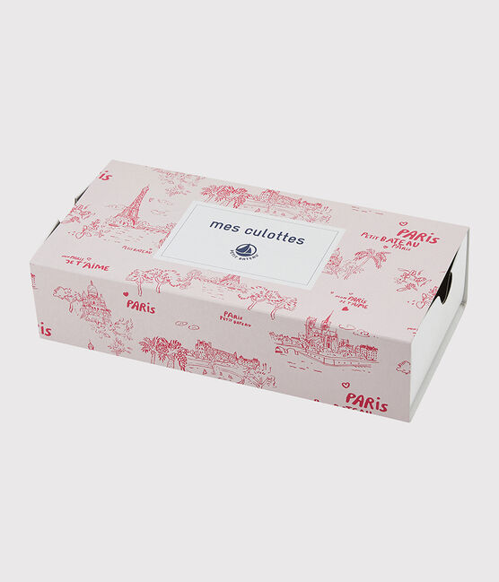 Lot de 5 culottes toile de Jouy Paris petite fille variante 1