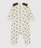 Gewatteerd jumpsuit baby. beige MONTELIMAR/wit MULTICO