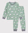 Pyjama enfant en molleton imprimé ours SAULE/ MULTICO
