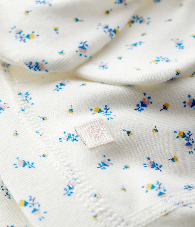 Lot bonnet naissance et moufles b&eacute;b&eacute; en coton biologique multicouleur