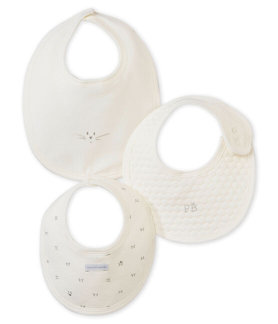 Lot De Trois Bavoirs Bebe Mixte Variante 1 Petit Bateau Lot De Trois Bavoirs Bebe Mixte Variante 1 Petit Bateau