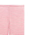 Meisjeslegging in wol/katoen roze CHEEK/wit MARSHMALLOW
