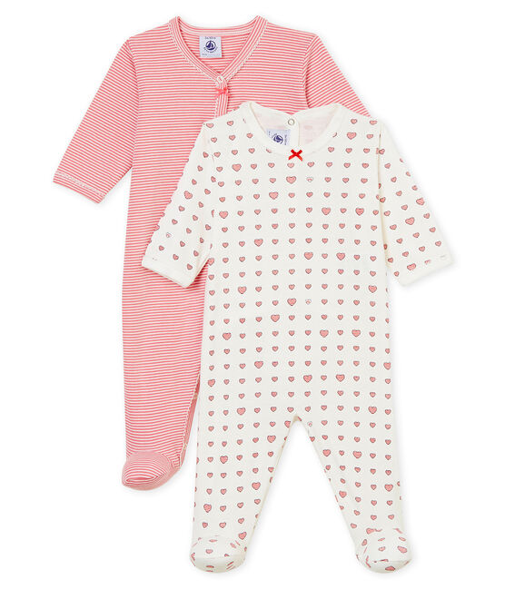 Set van 2 pyjama's voor babymeisjes variante 1