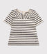 Blouse manches courtes en jersey bébé