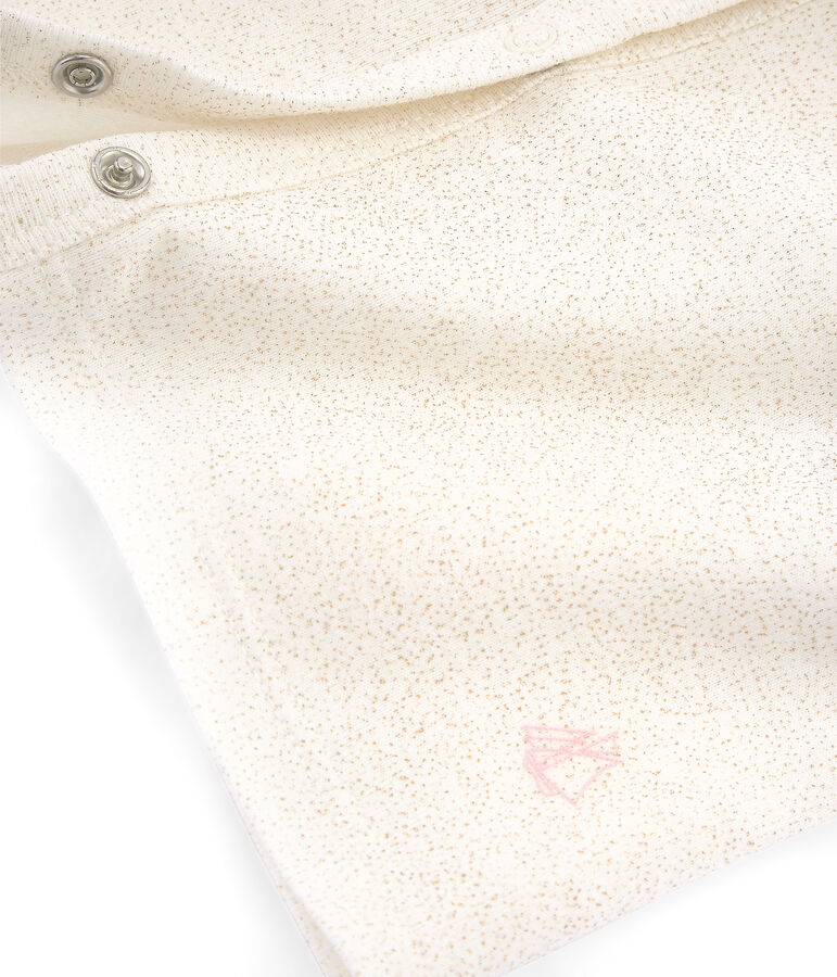 Cardigan enfant fille blanc/rose