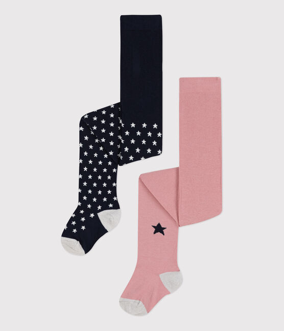 Lot de 2 paires de collants enfant fille variante 2