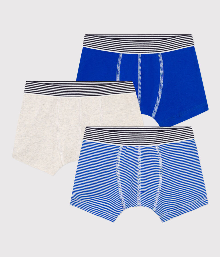 Lot de 3 boxers Petit Bateau en coton petit gar&ccedil;on variante 1