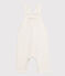 Salopette longue bébé en tubique matelassé beige MONTELIMAR CHINE