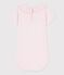 Effen katoenen body met kraagje roze BARELY
