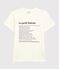 Dames/Heren T-shirt wit MARSHMALLOW