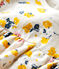 Jurk met lange mouwen babymeisje beige MONTELIMAR/wit MULTICO