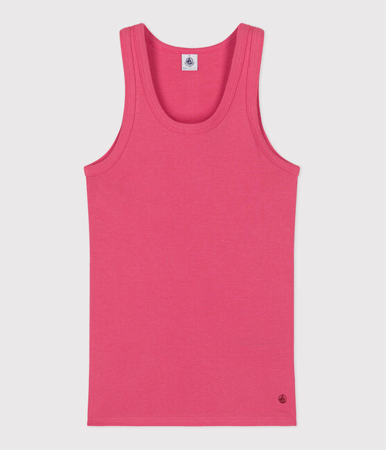 Débardeur Femme l'Iconique en coton uni rose PEONIA