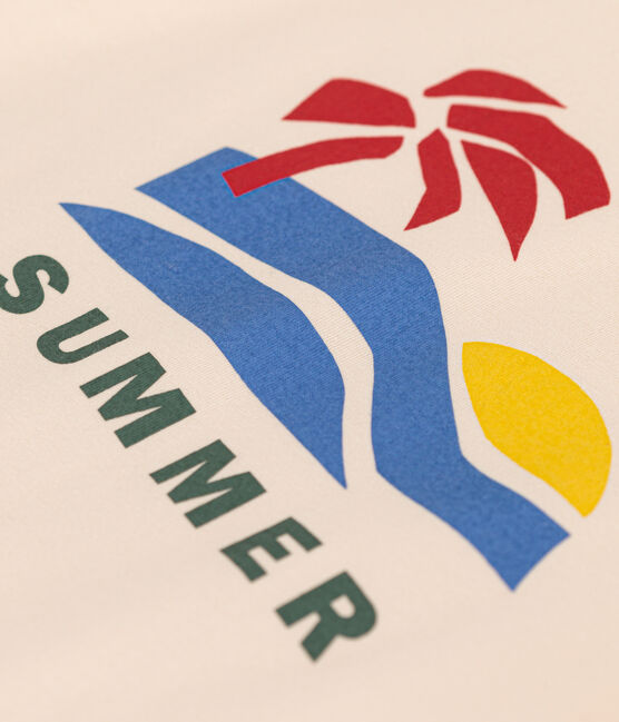T-shirt met print van jersey voor jongens geel AVALANCHE/ NECTAR