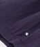 Meisjesjurk met korte mouw van dikke jersey en luchtig katoen wit MARSHMALLOW/blauw SMOKING