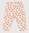 Broek in doorgestikt tubic met print voor baby's wit AVALANCHE/ MULTICO