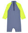 Combinaison écoresponsable bébé fille/garçon bleu SURF/blanc MARSHMALLOW