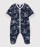 Pyjama voor babyjongens blauw SMOKING/wit ECUME