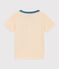 Katoenen T-shirt met korte mouwen voor jongens wit AVALANCHE/ MULTICO