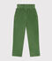 Fluwelen broek voor meisjes groen PALMERAIE