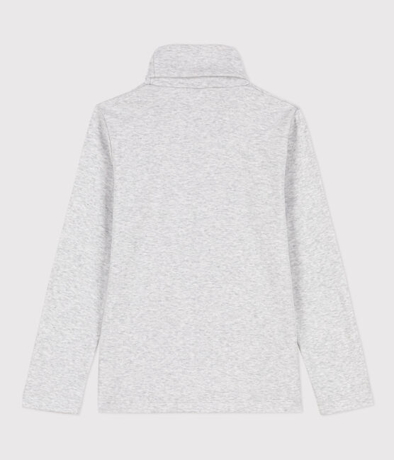 Sous-pull en coton enfant fille / garçon gris POUSSIERE CHINE
