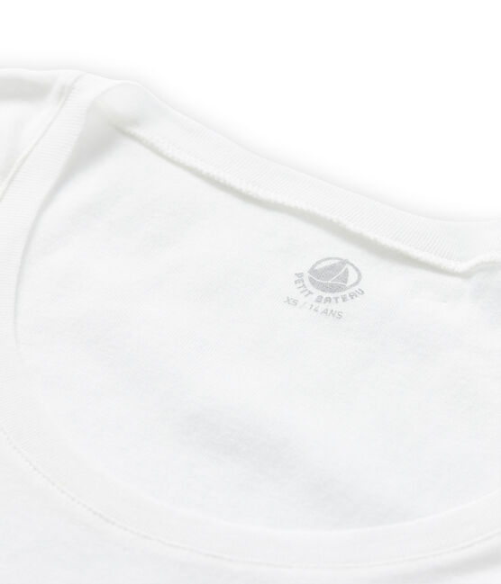 Licht katoenen dames-T-shirt wit LAIT