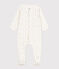 Bodyjama fleurs en coton blanc MARSHMALLOW/blanc MULTICO