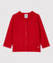 Cardigan van tricot baby. rood TERKUIT