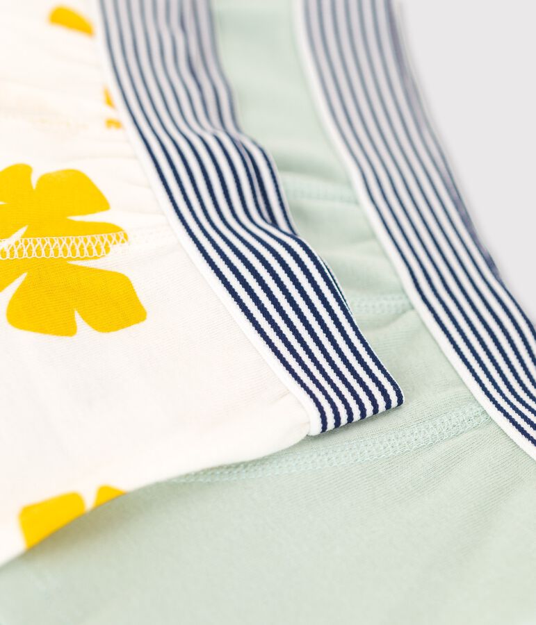 Set van 2 boxershorts voor jongens met grote palmbomen in katoen variante 1