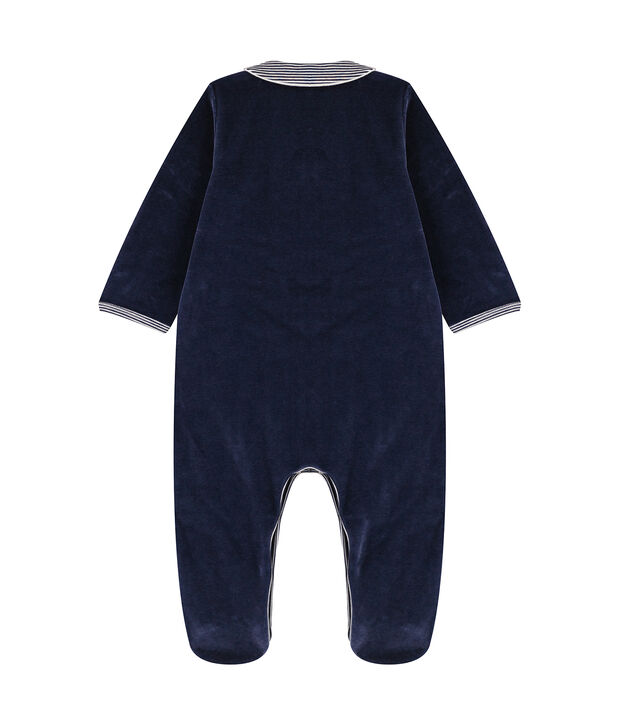Fluwelen slaappakje met kraag baby SMOKING