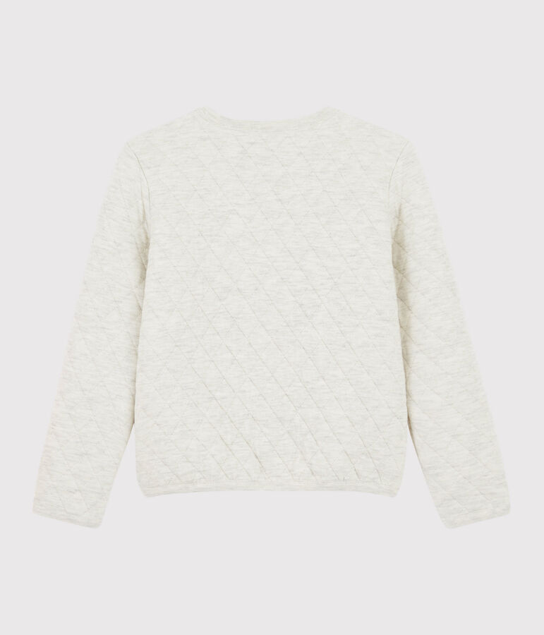 Cardigan tubic meisjes kinderen beige MONTELIMAR CHINE