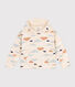 Sweater met capuchon in molton voor meisjes