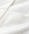 Veste cérémonie en chaîne et trame bébé fille blanc MARSHMALLOW