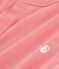 Cardigan en coton bio enfant fille rose PAPAYE