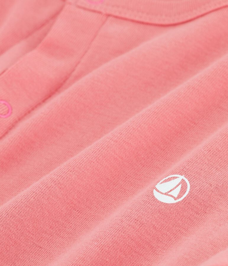 Cardigan en coton bio enfant fille rose