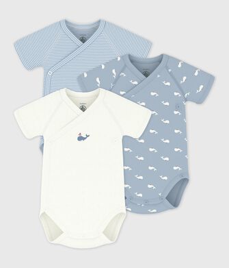 Set van katoenen babyrompertjes met print en korte mouwen
