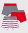 Set van 3 boxershorts voor jongens in katoen variante 1