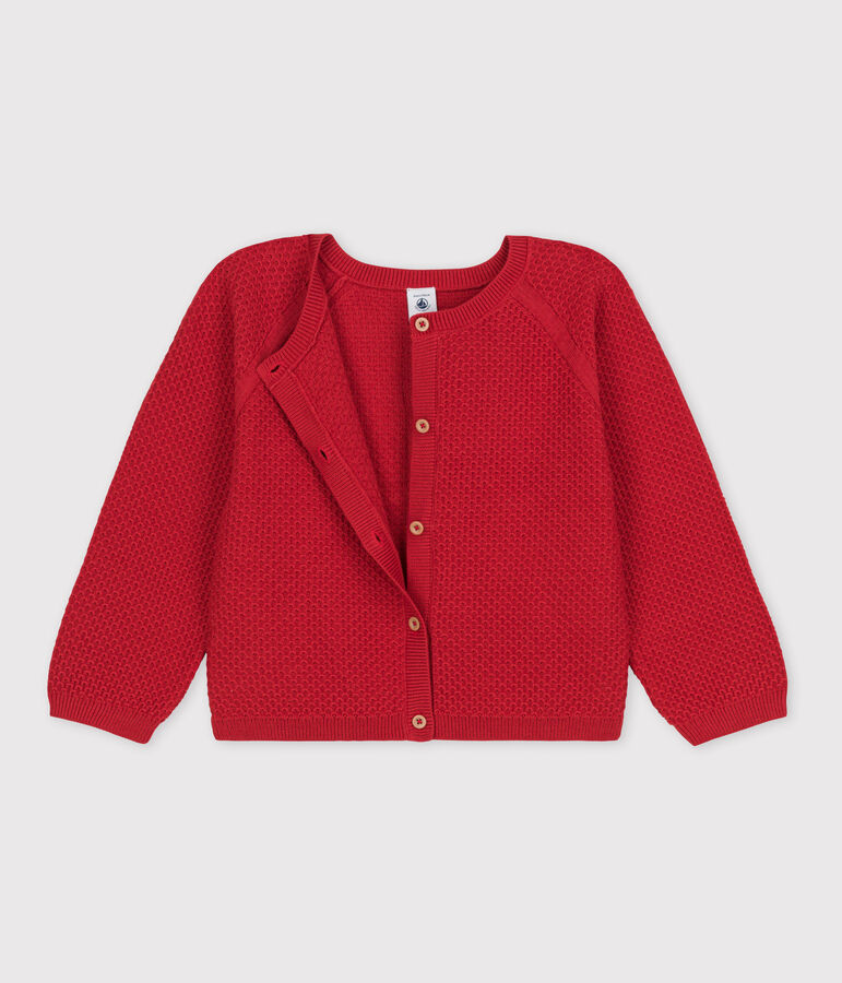 Cardigan en coton enfant fille STOP