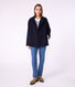 Caban femme en draps de laine